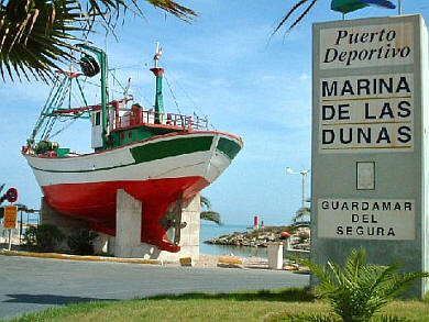The marina in Guardamar del Segura - Marina Las Dunes